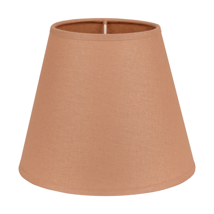 Duolla - Abajur para lâmpada de mesa SOFIA XS E14 diâmetro 18,5 cm marrom