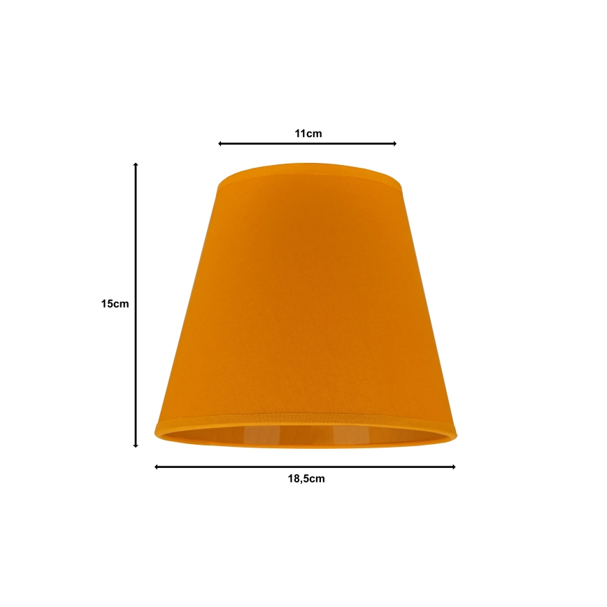 Duolla - Abajur SOFIA XS E14 diâmetro 18,5 cm amarelo