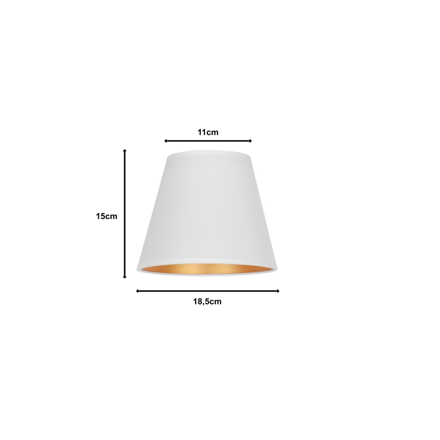 Duolla - Abajur SOFIA XS E14 diâmetro 18,5 cm branco