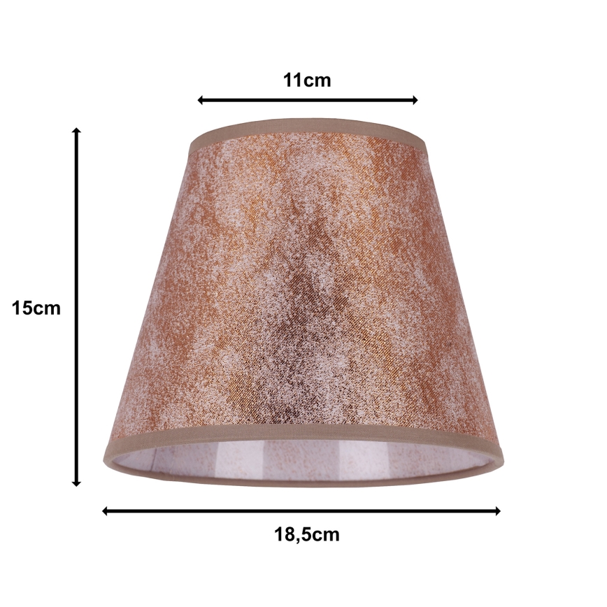Duolla - Abajur SOFIA XS E14 diâmetro 18,5 cm cobre