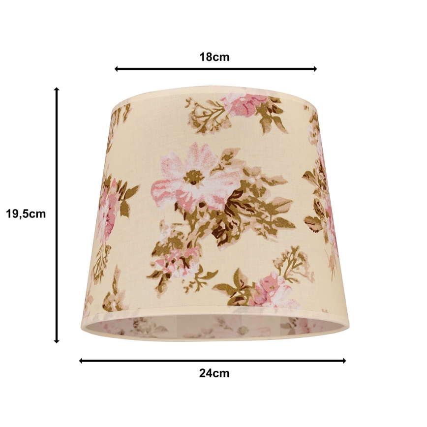 Duolla - Abajur SOFIA XS E14 diâmetro 18,5 cm rosa