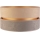 Duolla - Abajur universal DUO E27 diâmetro 40 cm bege/cinzento/dourado