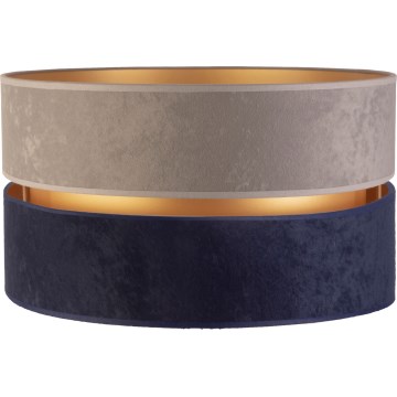 Duolla - Abajur universal DUO E27 diâmetro 40 cm cinzento/azul/dourado