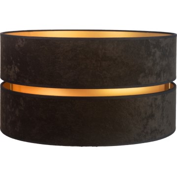 Duolla - Abajur universal DUO E27 diâmetro 40 cm preto/dourado