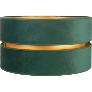 Duolla - Abajur universal DUO E27 diâmetro 40 cm verde/dourado