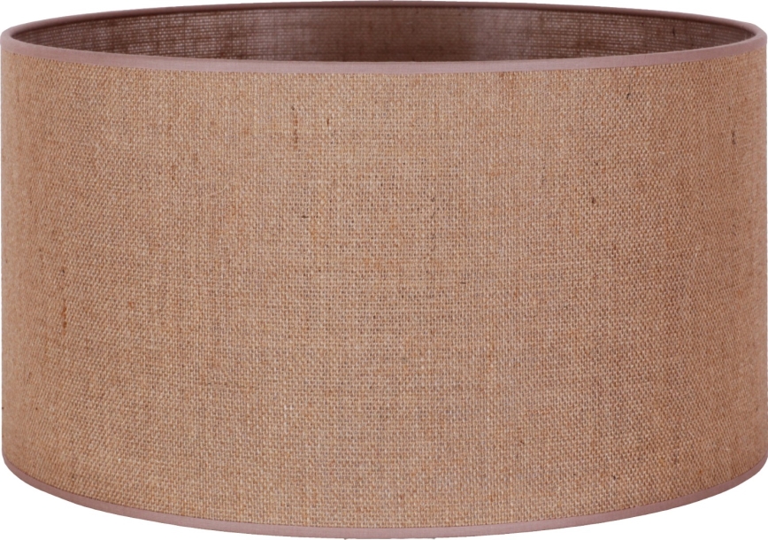 Duolla - Abajur universal E27 diâmetro 35 cm castanho