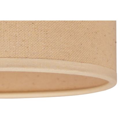 Duolla - Abajur universal ROLLER E27 diâmetro 13 cm bege