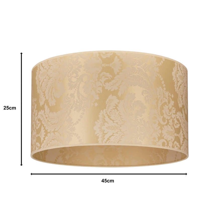 Duolla - Abajur universal ROLLER E27 diâmetro 45 cm dourado