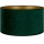 Duolla - Abajur VELVET E27 diâmetro 35 cm verde/dourada