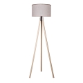 Duolla - Candeeiro de chão 1xE27/60W/230V diâmetro 44 cm bege