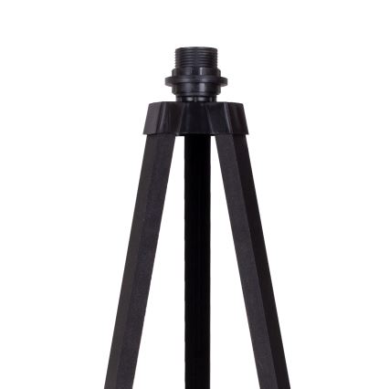Duolla - Candeeiro de chão 1xE27/60W/230V diâmetro 44 cm bege/wenge