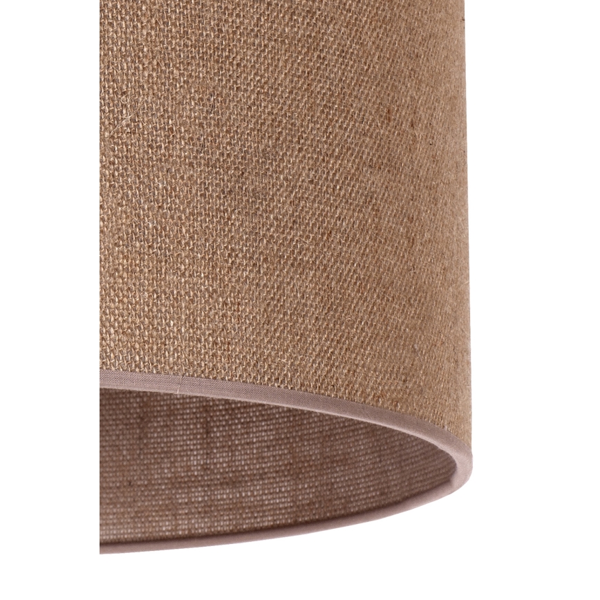 Duolla - Candeeiro de chão 1xE27/60W/230V diâmetro 44 cm castanho/bege