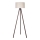 Duolla - Candeeiro de chão 1xE27/60W/230V diâmetro 44 cm creme/castanho