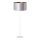 Duolla - Candeeiro de chão CANNES 1xE27/15W/230V diâmetro 45 cm prateado/cobre/branco