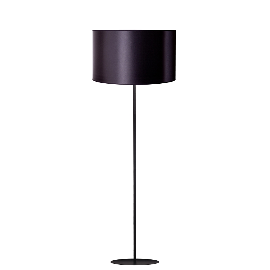 Duolla - Candeeiro de chão CANNES 1xE27/15W/230V diâmetro 45 cm preto/cobre