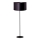 Duolla - Candeeiro de chão CANNES 1xE27/15W/230V diâmetro 45 cm preto/prateado