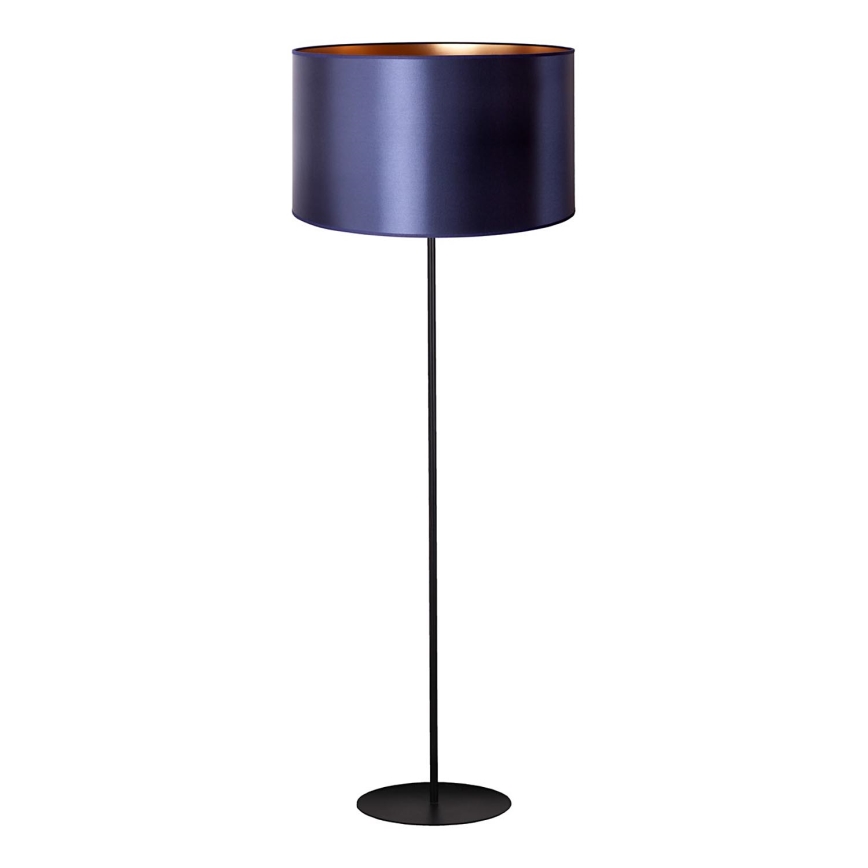 Duolla - Candeeiro de chão CANNES 1xE27/15W/230V diâmetro 45 cm roxo/cobre/preto