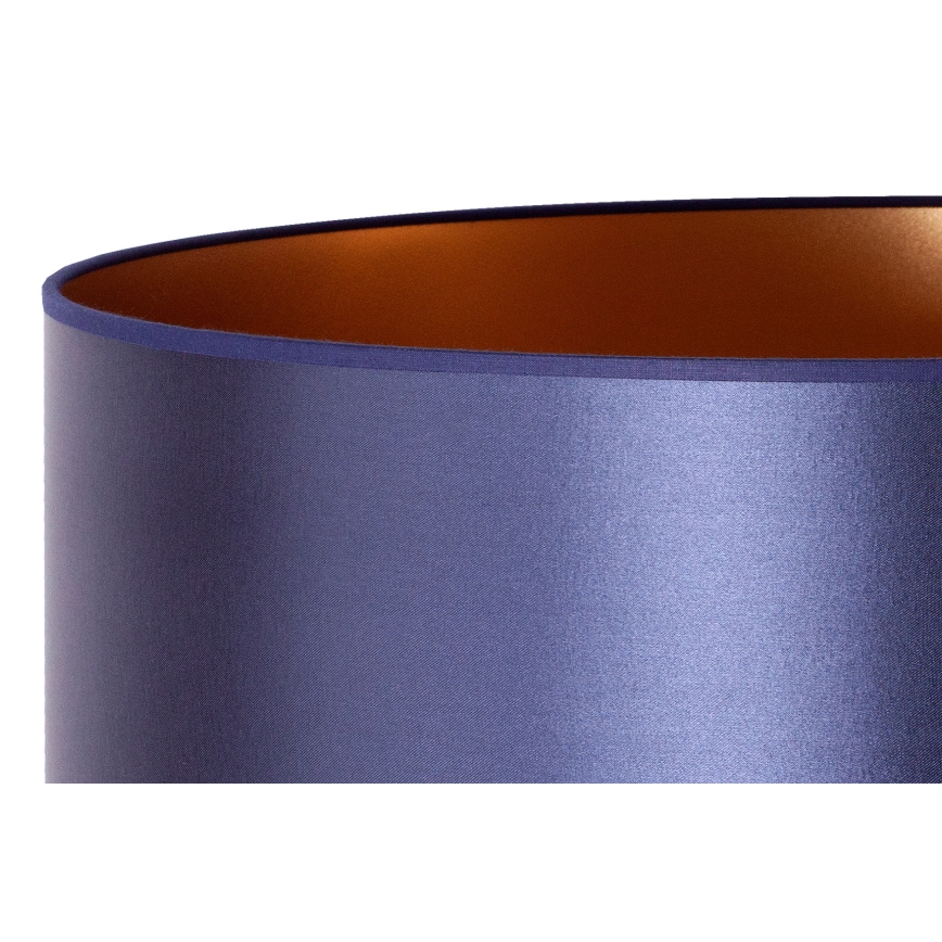 Duolla - Candeeiro de chão CANNES 1xE27/15W/230V diâmetro 45 cm roxo/cobre/preto