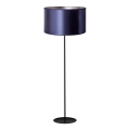 Duolla - Candeeiro de chão CANNES 1xE27/15W/230V diâmetro 45 cm roxo/prateado/preto