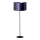 Duolla - Candeeiro de chão CANNES 1xE27/15W/230V diâmetro 45 cm roxo/prateado/preto