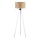 Duolla - Candeeiro de chão DUO 1xE27/60W/230V diâmetro 44 cm bege/branco