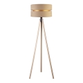 Duolla - Candeeiro de chão DUO 1xE27/60W/230V diâmetro 44 cm bege