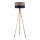 Duolla - Candeeiro de chão DUO 1xE27/60W/230V diâmetro 44 cm cinzento/azul/bege