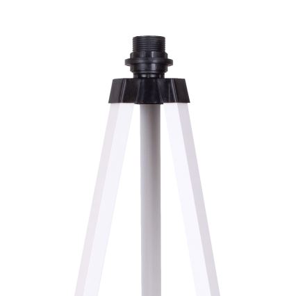 Duolla - Candeeiro de chão DUO 1xE27/60W/230V diâmetro 44 cm preto/branco