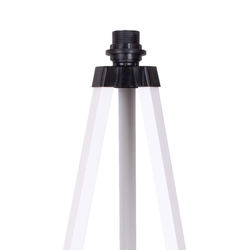Duolla - Candeeiro de chão DUO 1xE27/60W/230V diâmetro 44 cm preto/branco