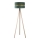 Duolla - Candeeiro de chão DUO 1xE27/60W/230V diâmetro 44 cm verde/bege