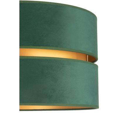 Duolla - Candeeiro de chão DUO 1xE27/60W/230V diâmetro 44 cm verde/bege