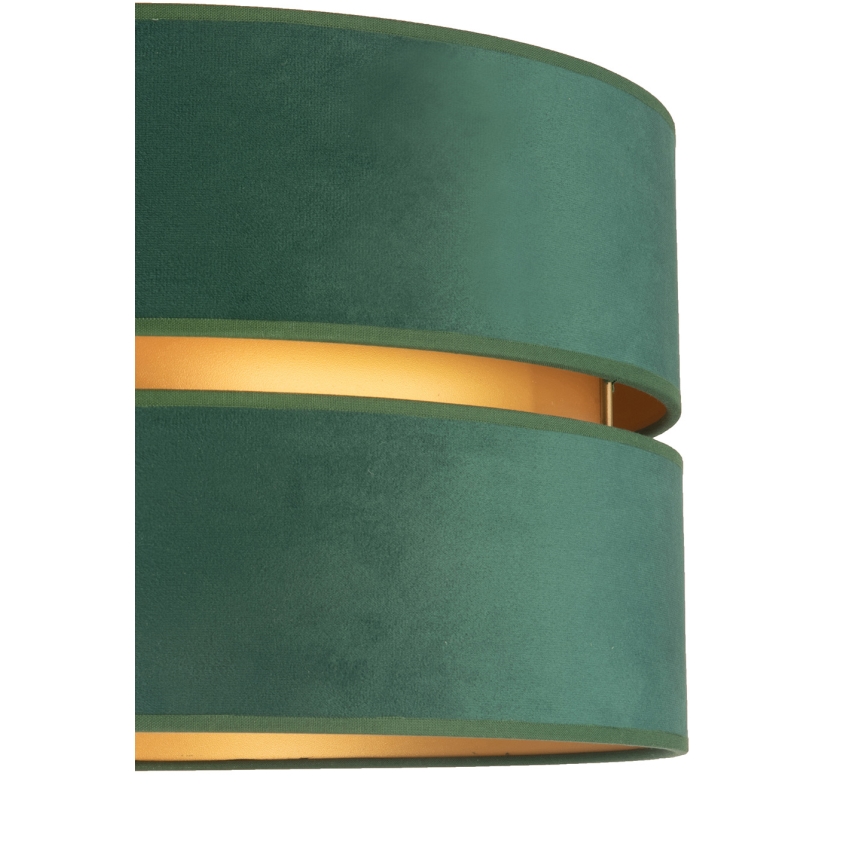 Duolla - Candeeiro de chão DUO 1xE27/60W/230V diâmetro 44 cm verde/bege