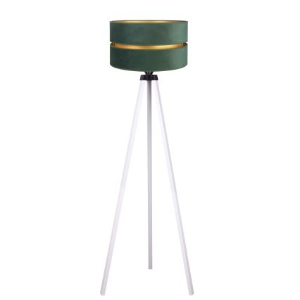 Duolla - Candeeiro de chão DUO 1xE27/60W/230V diâmetro 44 cm verde/branco