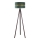 Duolla - Candeeiro de chão DUO 1xE27/60W/230V diâmetro 44 cm verde/wenge