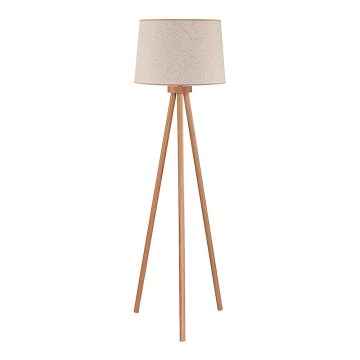Duolla - Candeeiro de chão ECHO 1xE27/40W/230V diâmetro 45 cm bege