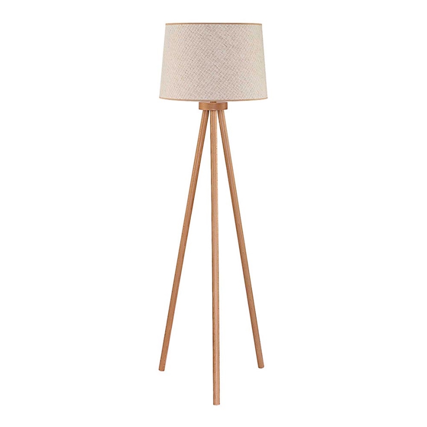 Duolla - Candeeiro de chão ECHO 1xE27/40W/230V diâmetro 45 cm bege