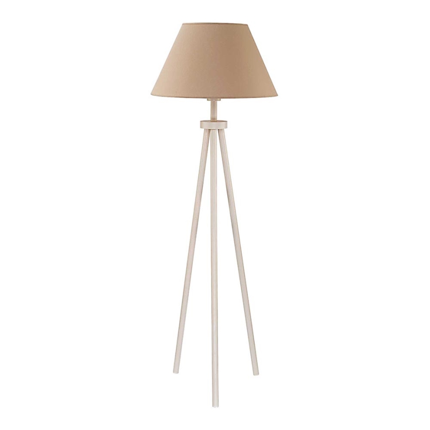 Duolla - Candeeiro de chão ECHO1 1xE27/40W/230V diâmetro 50 cm castanho