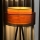 Duolla - Candeeiro de chão WOOD BOHO 1xE27/15W/230V diâmetro 45 cm preto/bege
