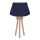 Duolla - Candeeiro de mesa BOUCLE 1xE27/15W/230V diâmetro 28 cm azul/madeira