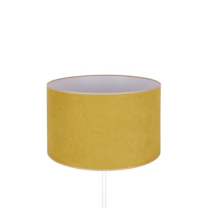 Duolla - Candeeiro de mesa BRISTOL 1xE14/15W/230V diâmetro 17,5 cm amarelo/branco
