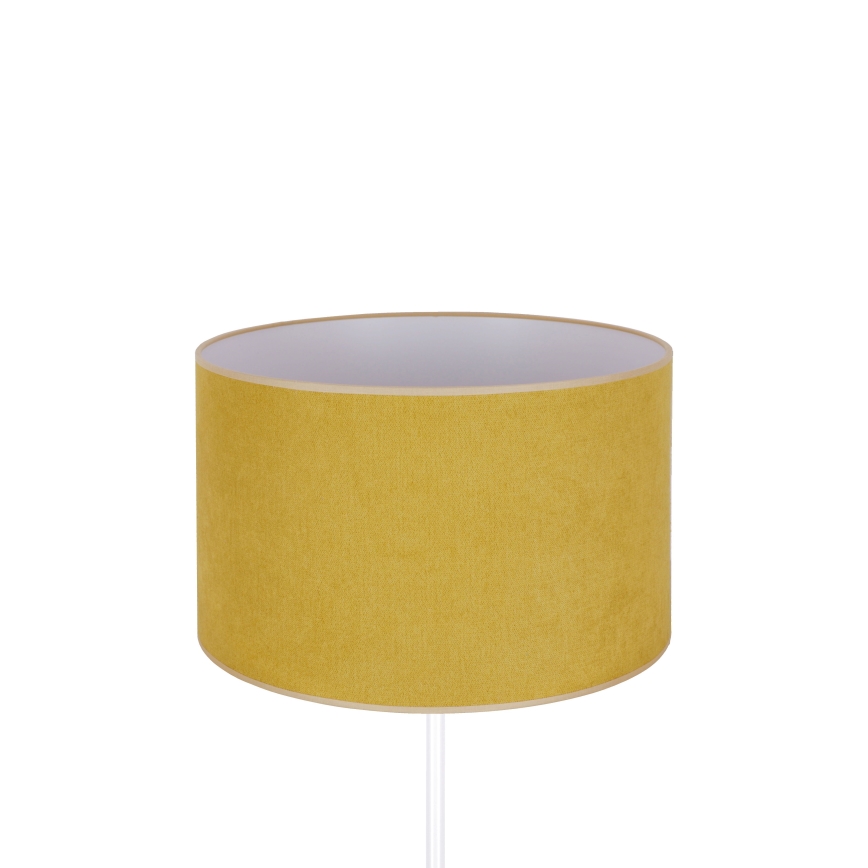 Duolla - Candeeiro de mesa BRISTOL 1xE14/15W/230V diâmetro 17,5 cm amarelo/branco