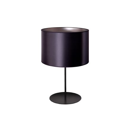 Duolla - Candeeiro de mesa CANNES 1xE14/15W/230V diâmetro 20 cm preto/prateado