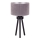Duolla - Candeeiro de mesa LYON 1xE27/15W/230V diâmetro 30 cm cinzento