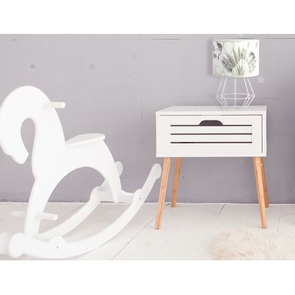 Duolla - Candeeiro de mesa MONKEYS 1xE27/15W/230V diâmetro 17,4 cm