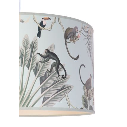 Duolla - Candeeiro de mesa MONKEYS 1xE27/15W/230V diâmetro 17,4 cm