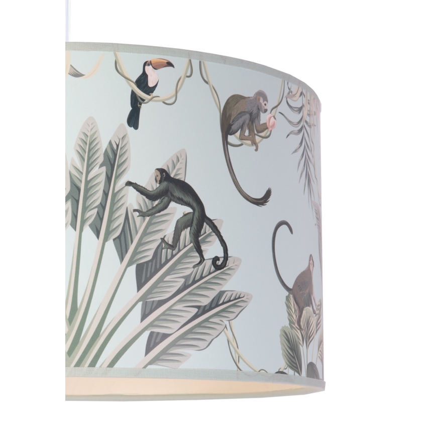 Duolla - Candeeiro de mesa MONKEYS 1xE27/15W/230V diâmetro 17,4 cm