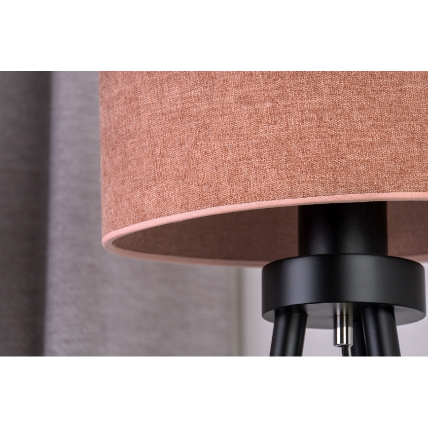 Duolla - Candeeiro de mesa OVAL 1xE27/15W/230V diâmetro 30 cm rosa