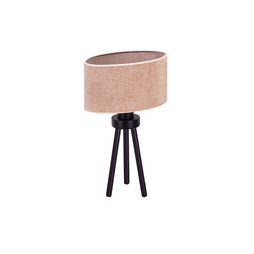 Duolla - Candeeiro de mesa OVAL 1xE27/15W/230V diâmetro 30 cm rosa
