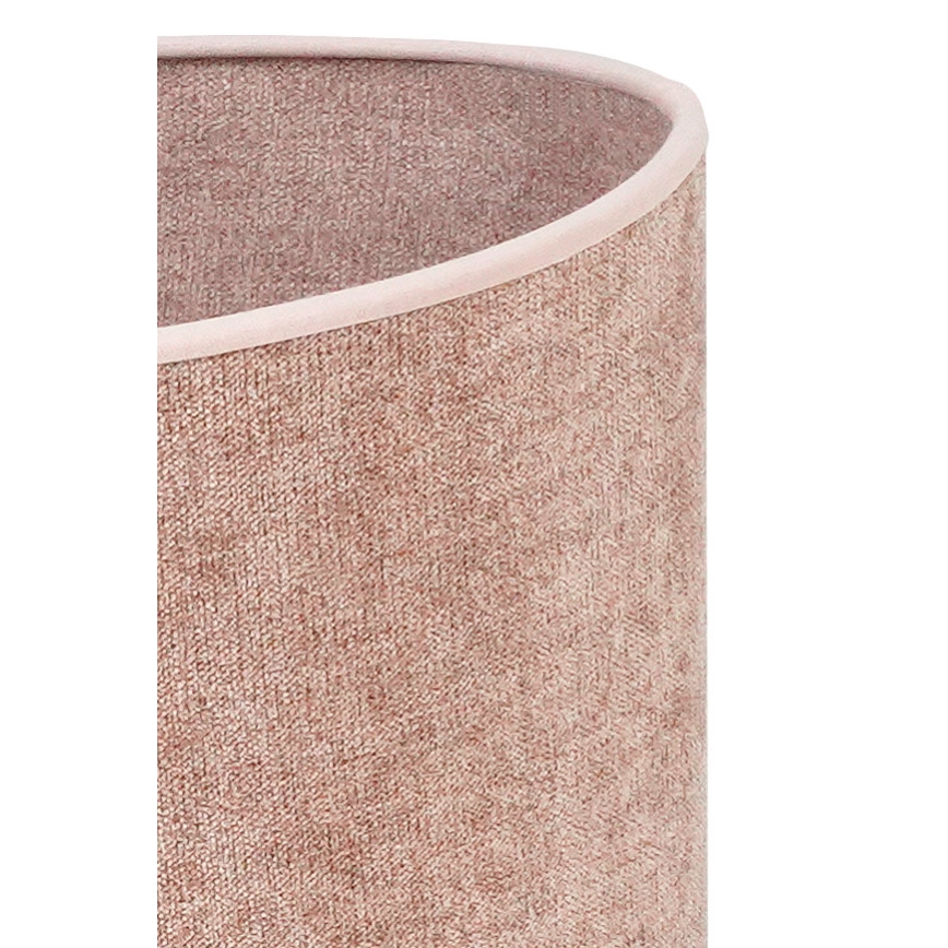 Duolla - Candeeiro de mesa OVAL 1xE27/15W/230V diâmetro 30 cm rosa
