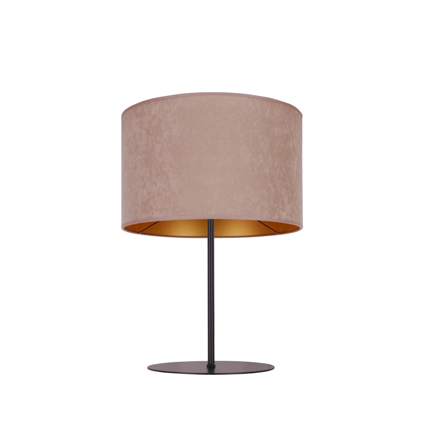 Duolla - Candeeiro de mesa ROLLER 1xE14/15W/230V diâmetro 20 cm bege/dourado